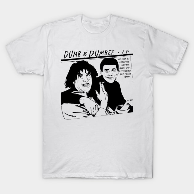 Dumb and Dumber Goo Parody T-Shirt by darklordpug